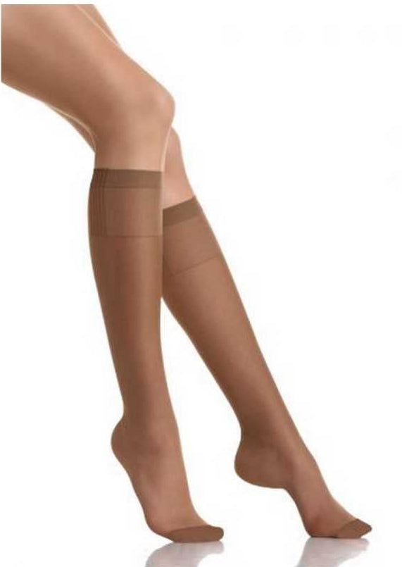 Gambaletto 20 Denari in Filanca Opaco Velato Midi Jet – FRANZONI