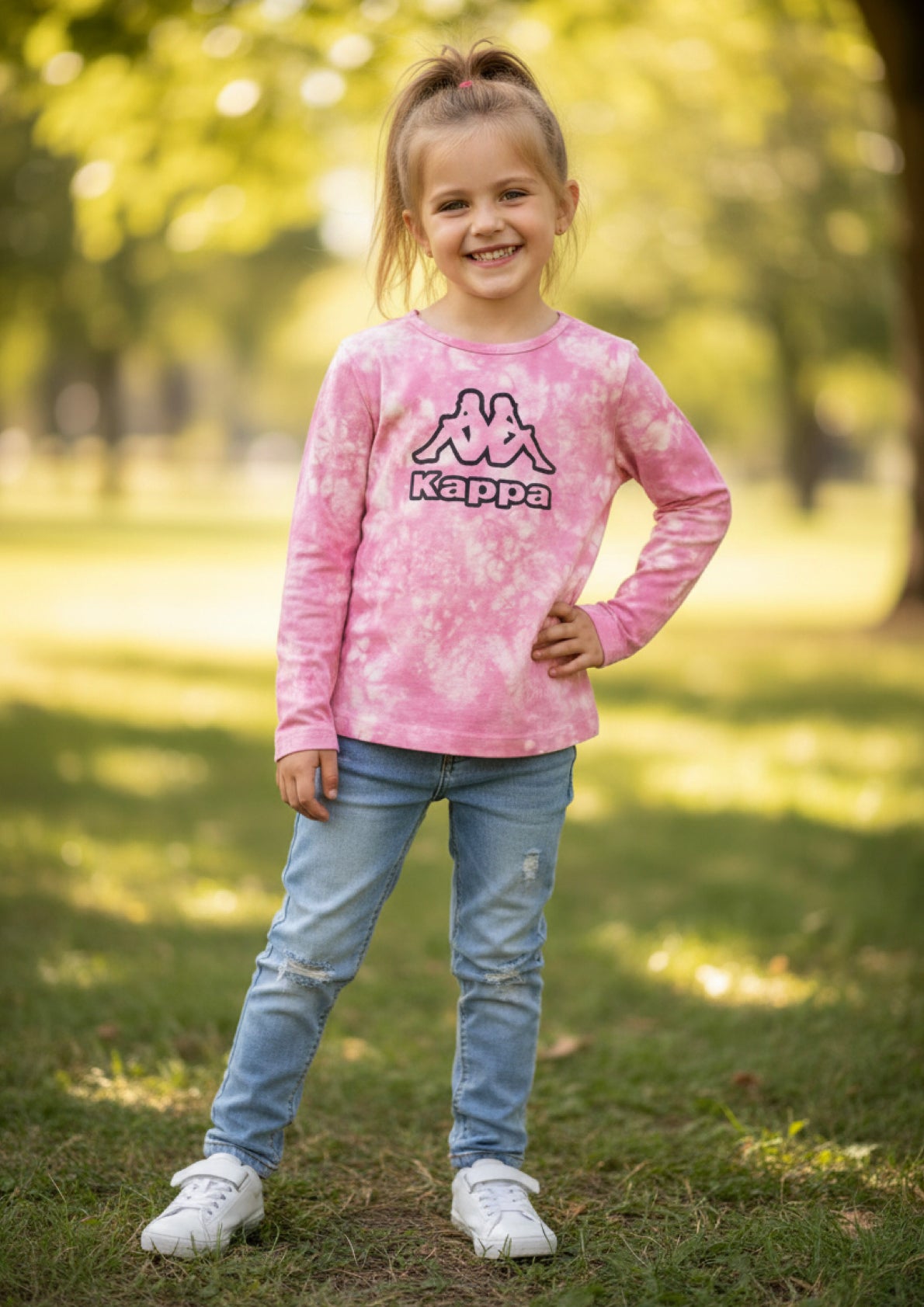 T-shirt bambina a manica lunga KAPPA