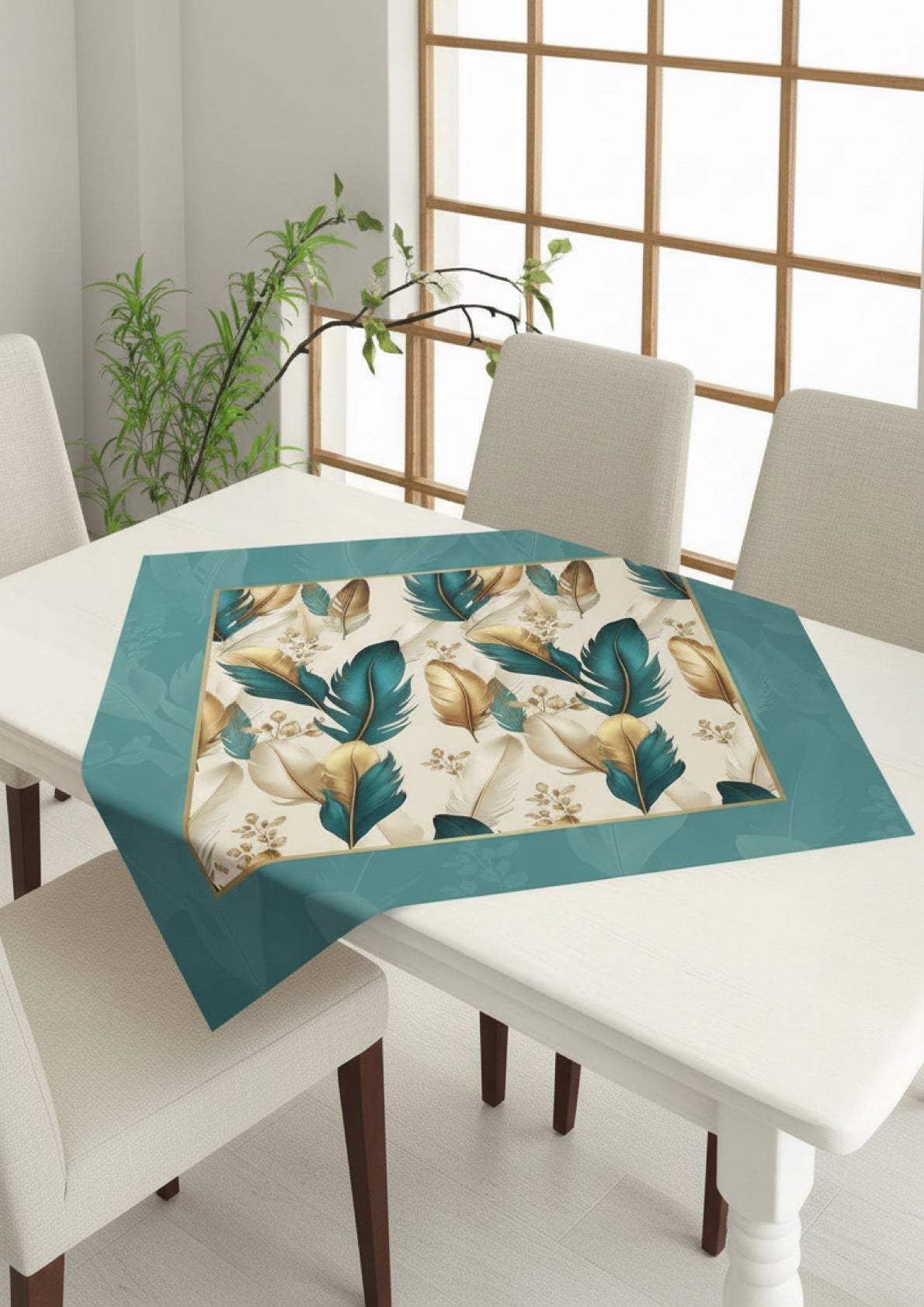 Centrotavola quadrato linea Jasmin Home Collecton - IRGE