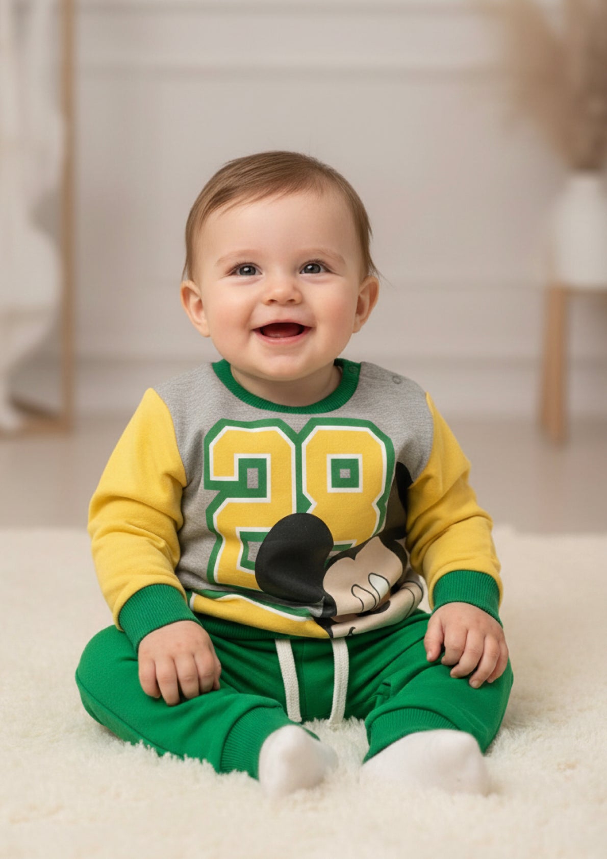 Completo Tuta in felpa Neonato Disney Baby ELLEPI - Taglia 9/12 mesi