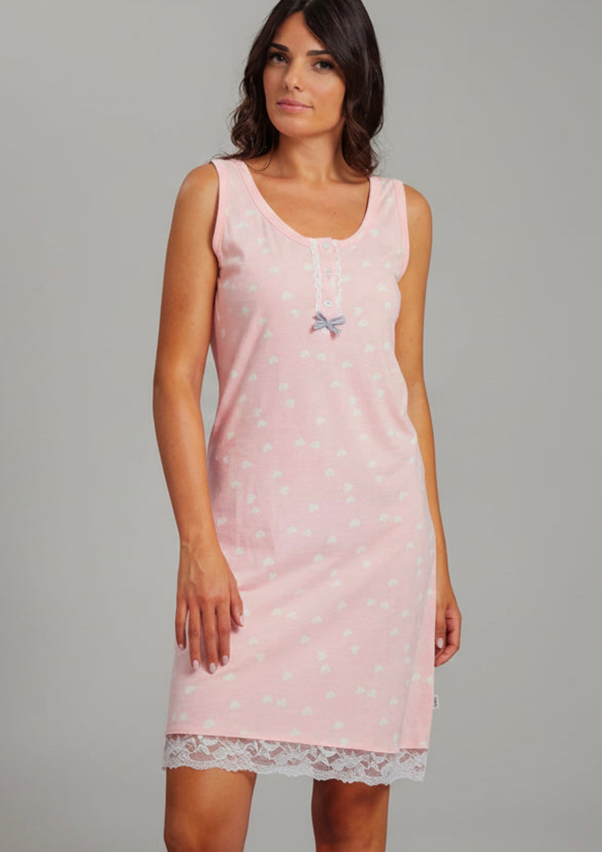 Camicia da notte in jersey spalla larga taglie calibrate IRGE