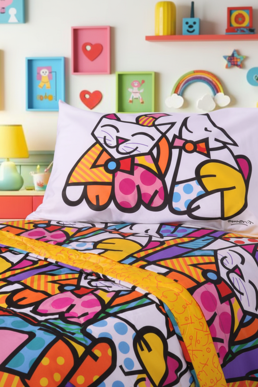 Completo Lenzuola Singolo – Romero Britto ZAMBAITI