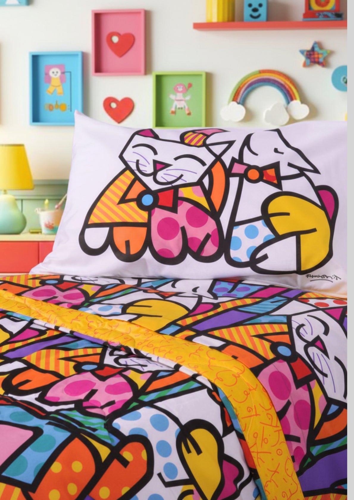 Completo Lenzuola Singolo – Romero Britto ZAMBAITI