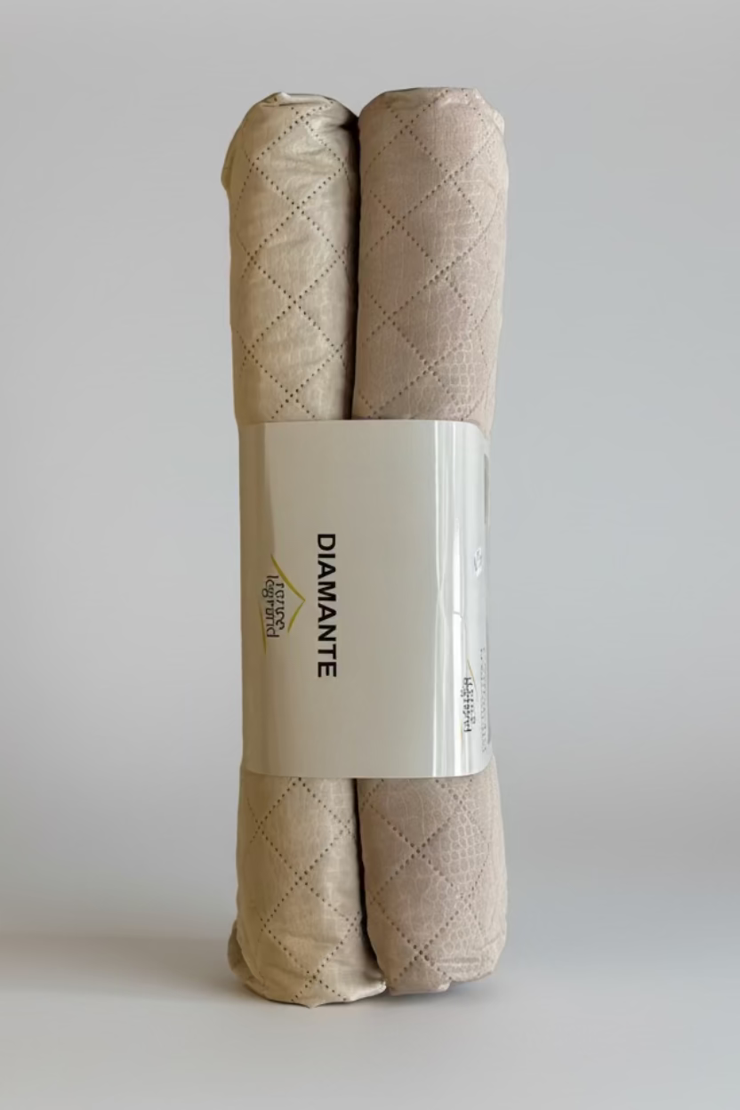 Copriletto Trapuntato Leggero Una Piazza e Mezza Double Face Rombi DIAMANTE - Renée Legrand