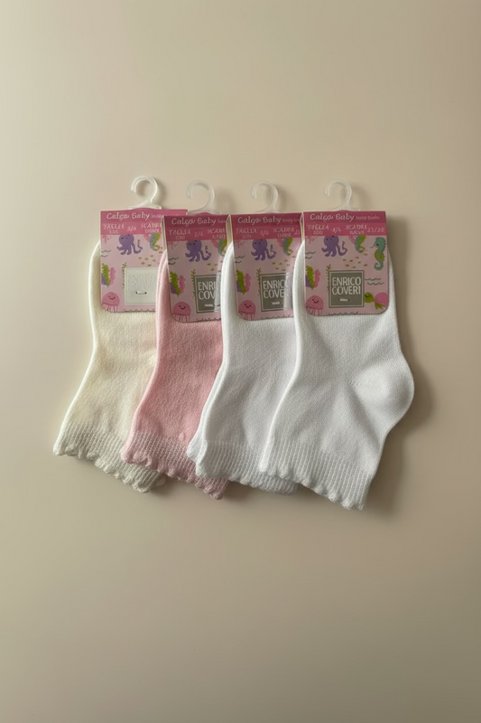 Calze corta Bimba in fresco cotone ENRICO COVERI