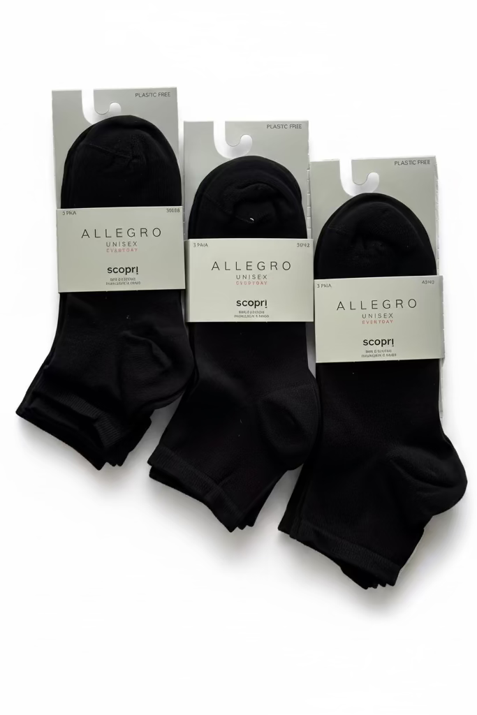Tripack Calze Corte Bike Unisex in cotone SCOPRI