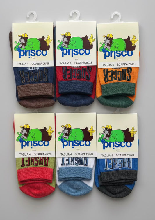 Calze corte Bimbo in cotone "Frizzy" PRISCO