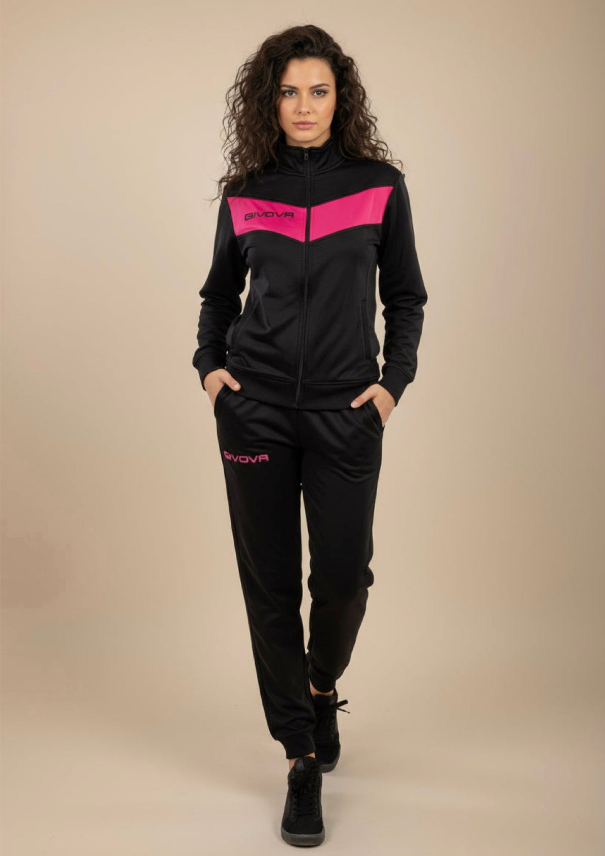 Tuta Unisex Triacetato Fucsia Fluo Modello Visa GIVOVA - Taglia XS