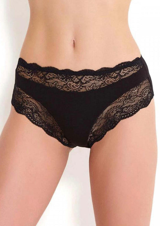 Slip con pizzo in cotone modal ROSSOPORPORA