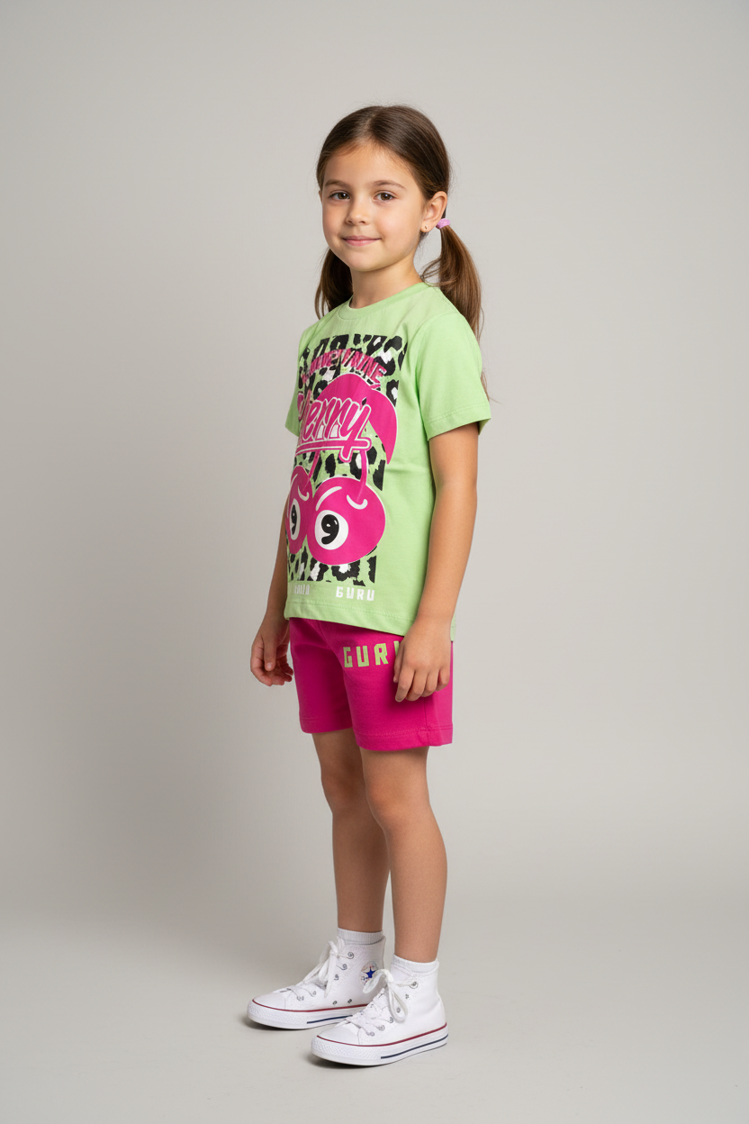 Completo Bambina T-Shirt e Shorts GURU