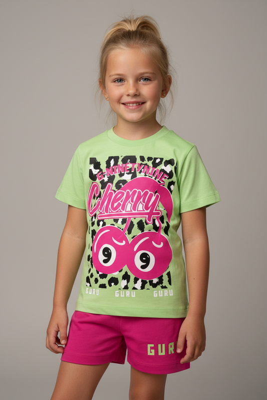 Completo Bambina T-Shirt e Shorts GURU