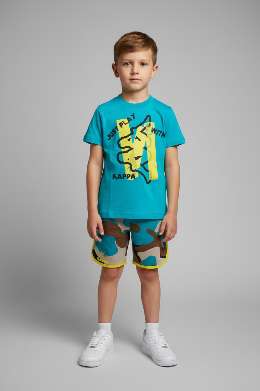 Completo Bambino T-Shirt e Bermuda KAPPA