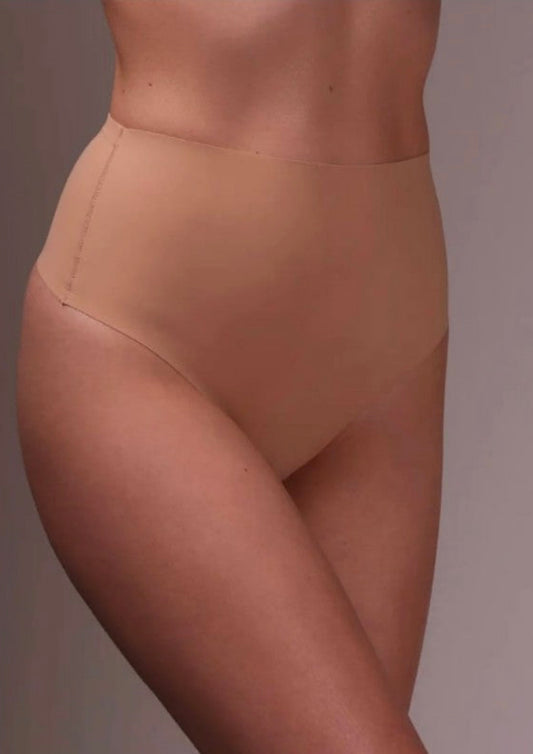 Guaina Donna a vita alta Perizoma  in tessuto traspirante con taglio laser invisibile GIOS