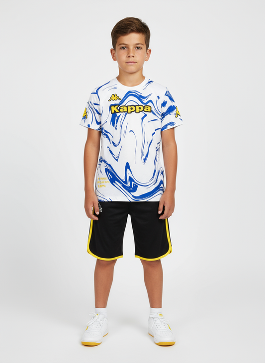 Completo Bambino T-shirt fantasia + bermuda nero KAPPA - Taglia 6 anni