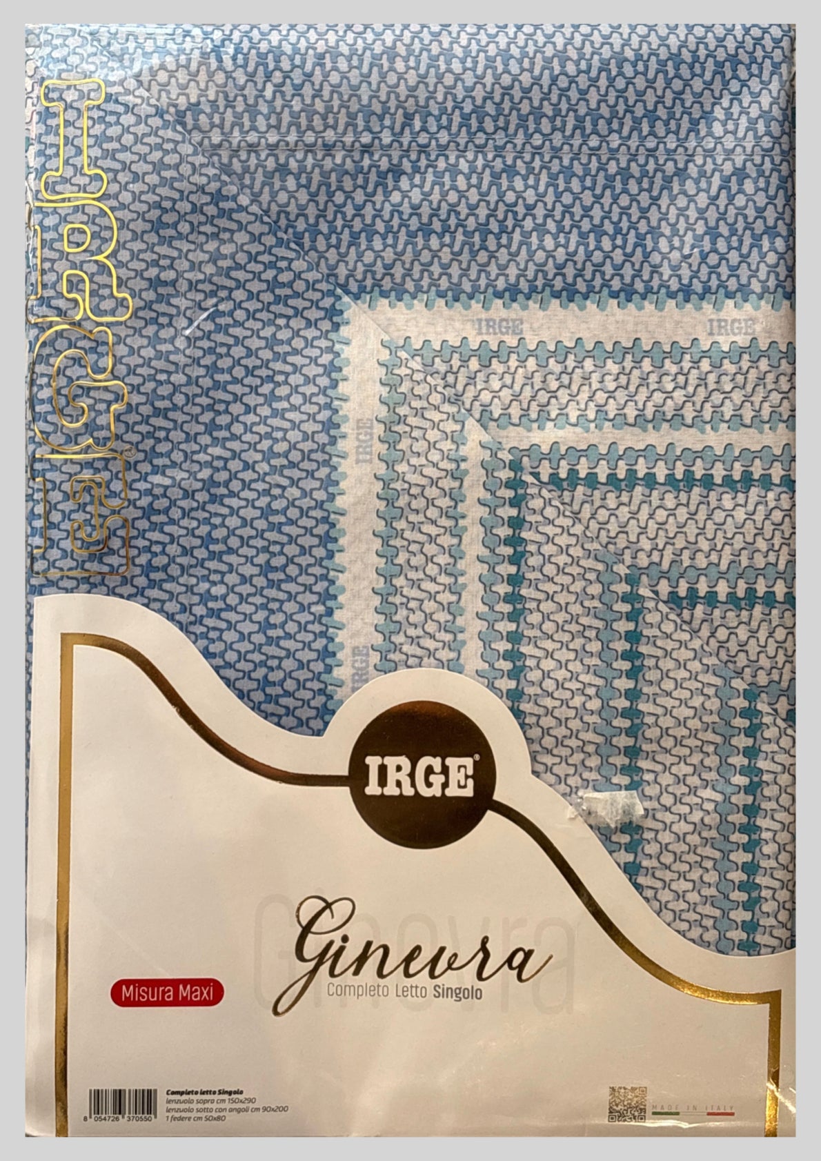 Completo Letto 1 piazza Misure Maxi - Linea Ginevra IRGE