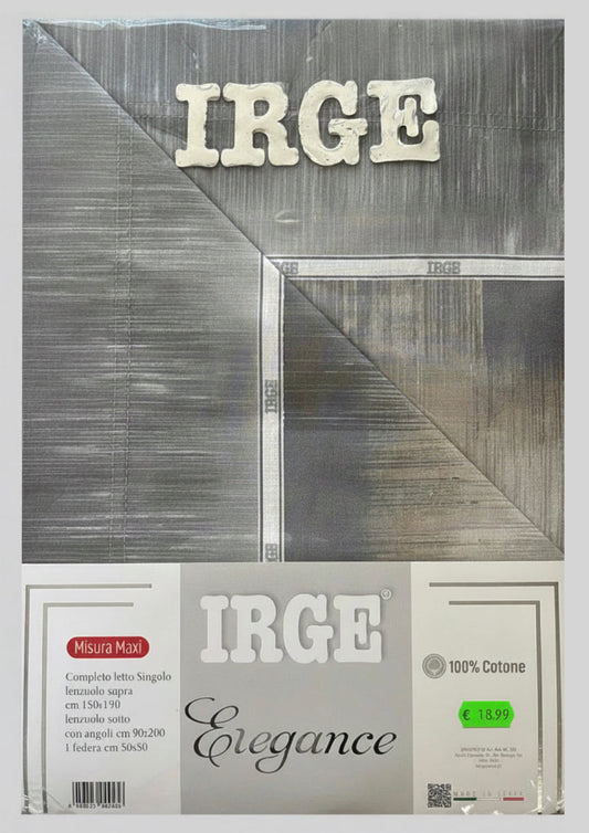 Completo Letto 1 piazza Misure Maxi - Linea Elegance IRGE
