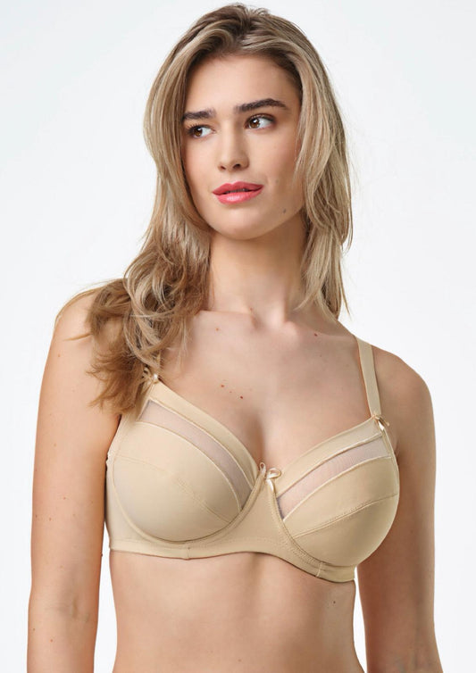 Reggiseno modellante con ferretto e tulle - 355 SPIMAN