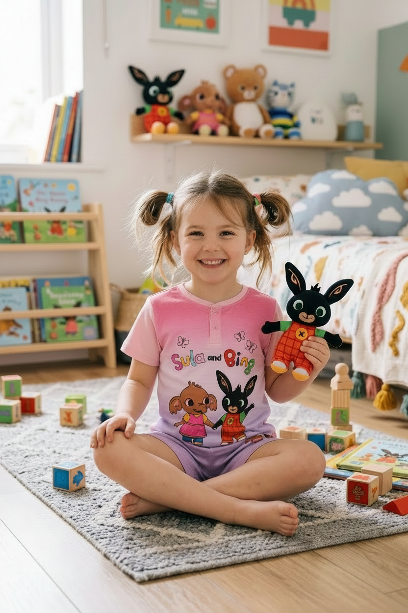 Pigiama Bambina T-Shirt e pantaloncino BING - Taglia 5 anni