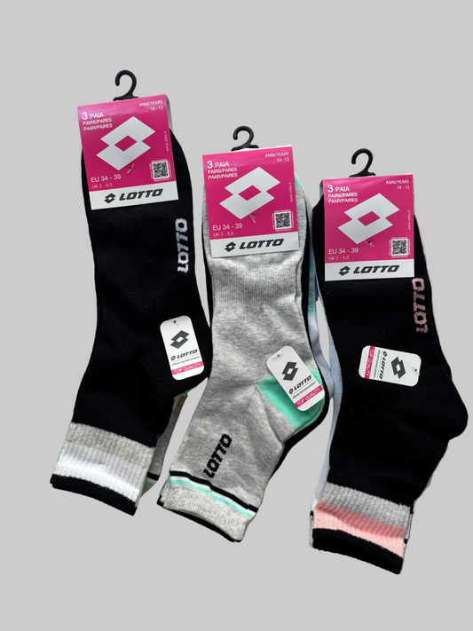 Calzine Sportive Ragazza Olympic 10-12 anni (34-39) LOTTO