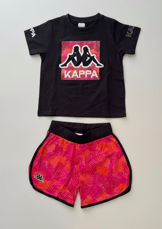 Completo Bambina T-Shirt e Shorts KAPPA - Taglia 8 anni