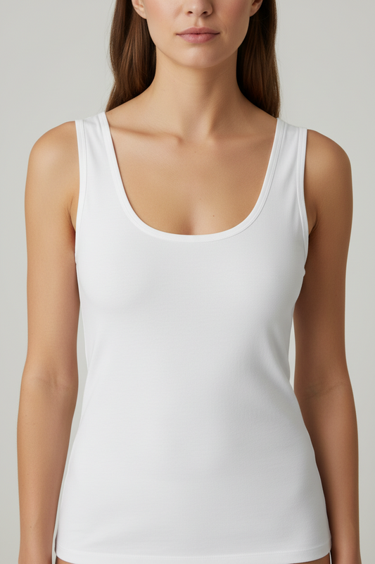 Maglia donna spalla larga 100% cotone Makó bordo raso - LEABLE
