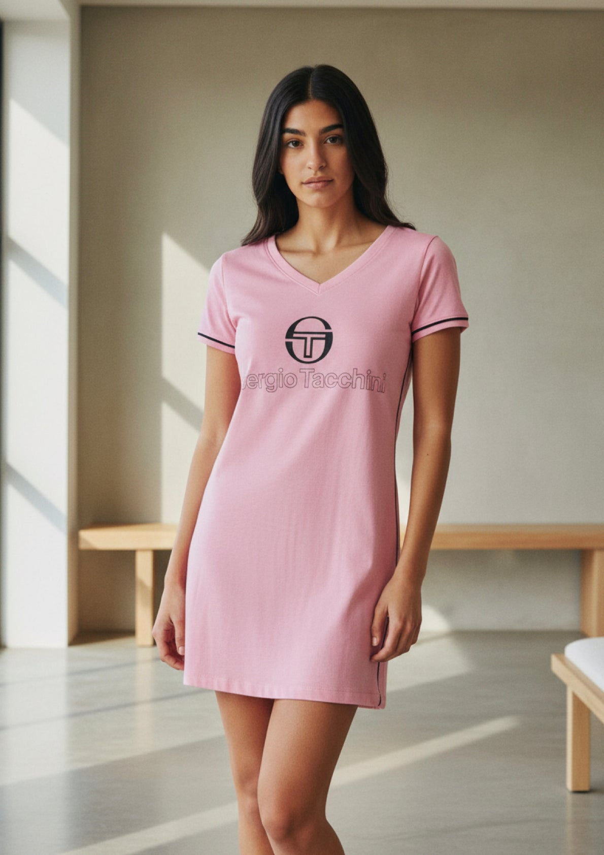 Vestitino manica corta in jersey d cotone SERGIO TACCHINI