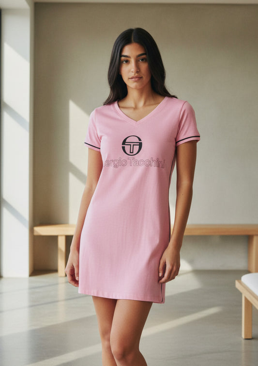Vestitino manica corta in jersey d cotone SERGIO TACCHINI