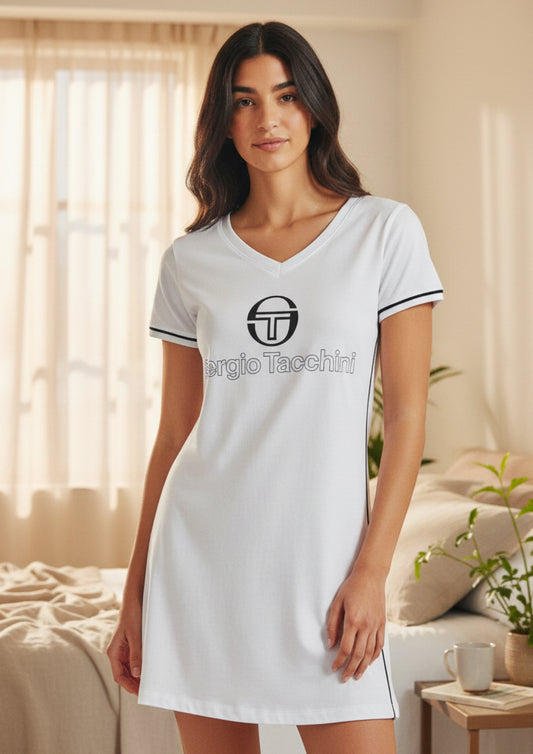 Vestitino manica corta in jersey d cotone SERGIO TACCHINI