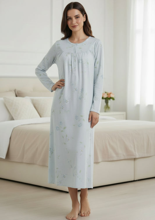 Camicia da notte in cotone LINCLALOR - Taglia 46