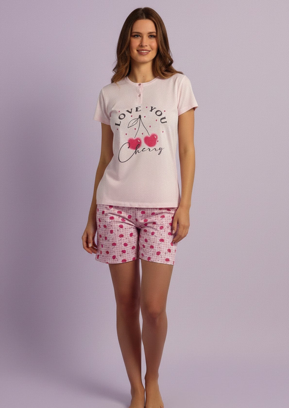 Pigiama Donna T-Shirt a mezza manica e Pantaloncino IL GRANCHIO