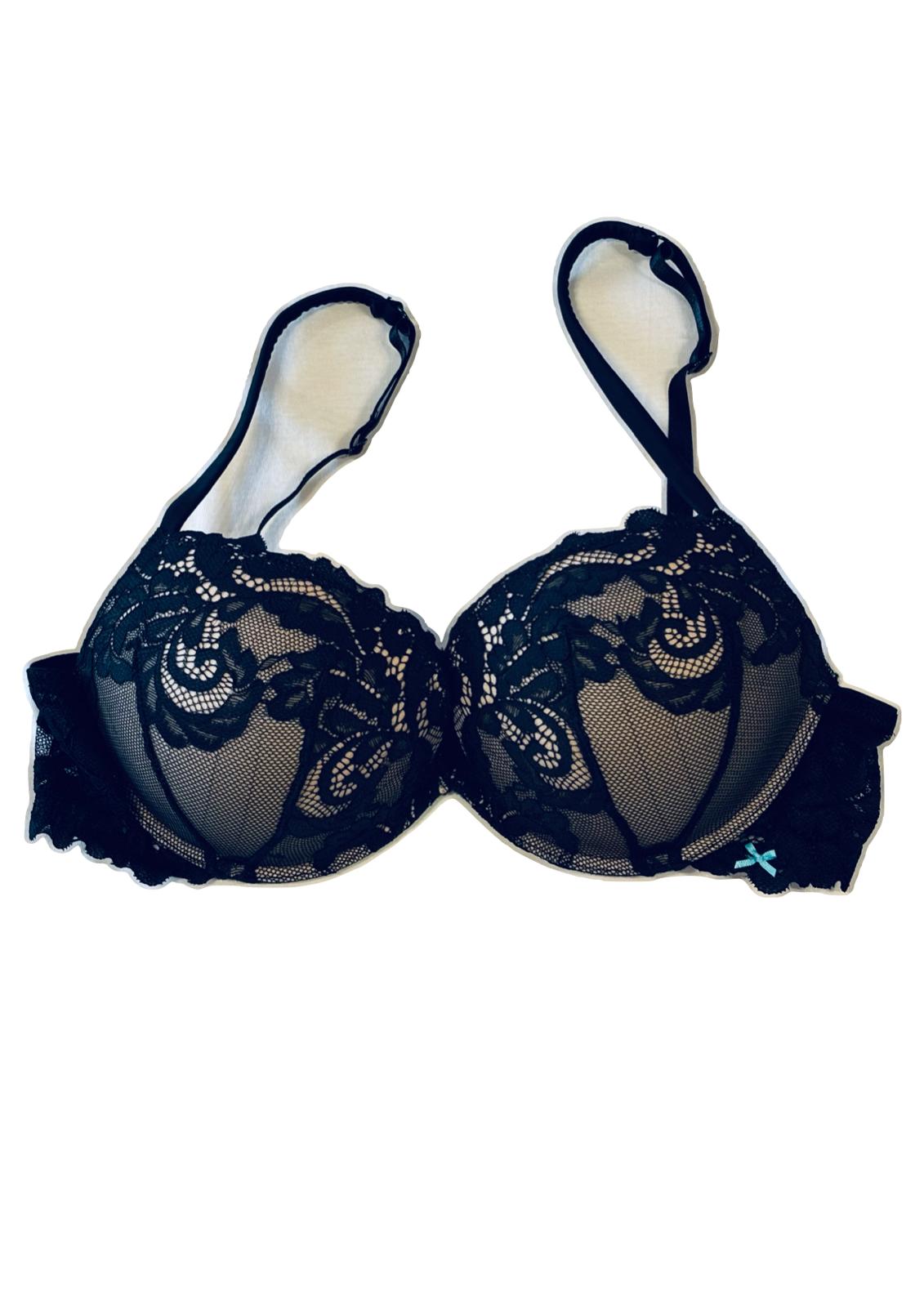Reggiseno SUPER Push Up Luxury Black in Pizzo 5500 INFIORE