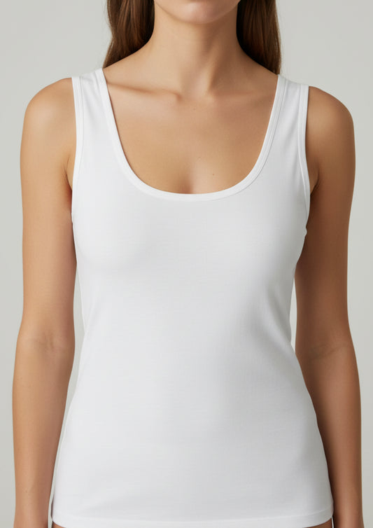 Maglia donna spalla larga 100% cotone Makó bordo raso - LEABLE