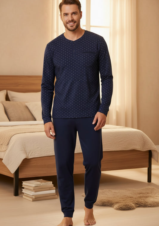 Pigiama Uomo Calibrato Interlock Cotone IRGE - Taglia 3XL