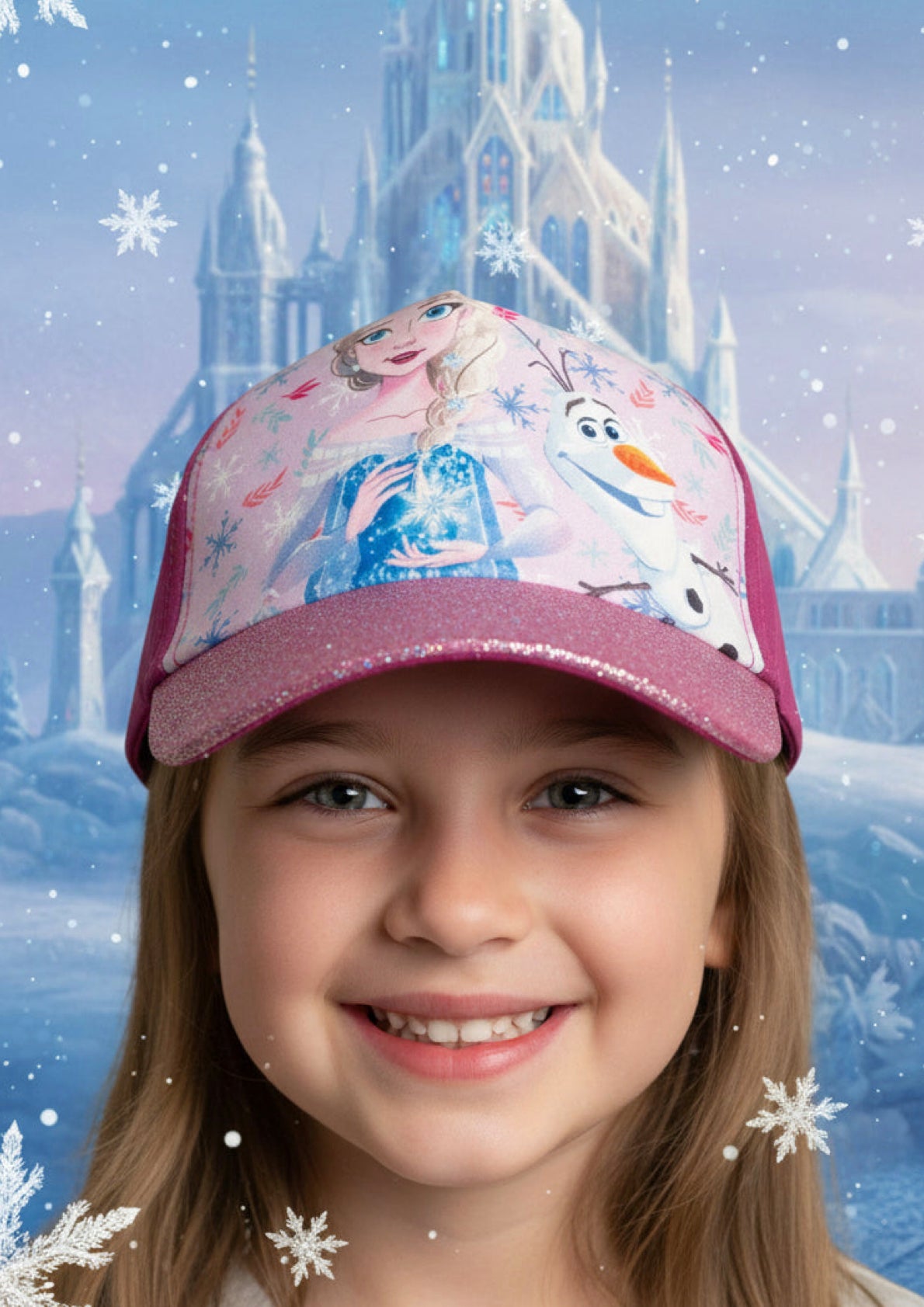 Berretto Bambina con stampa di Frozen