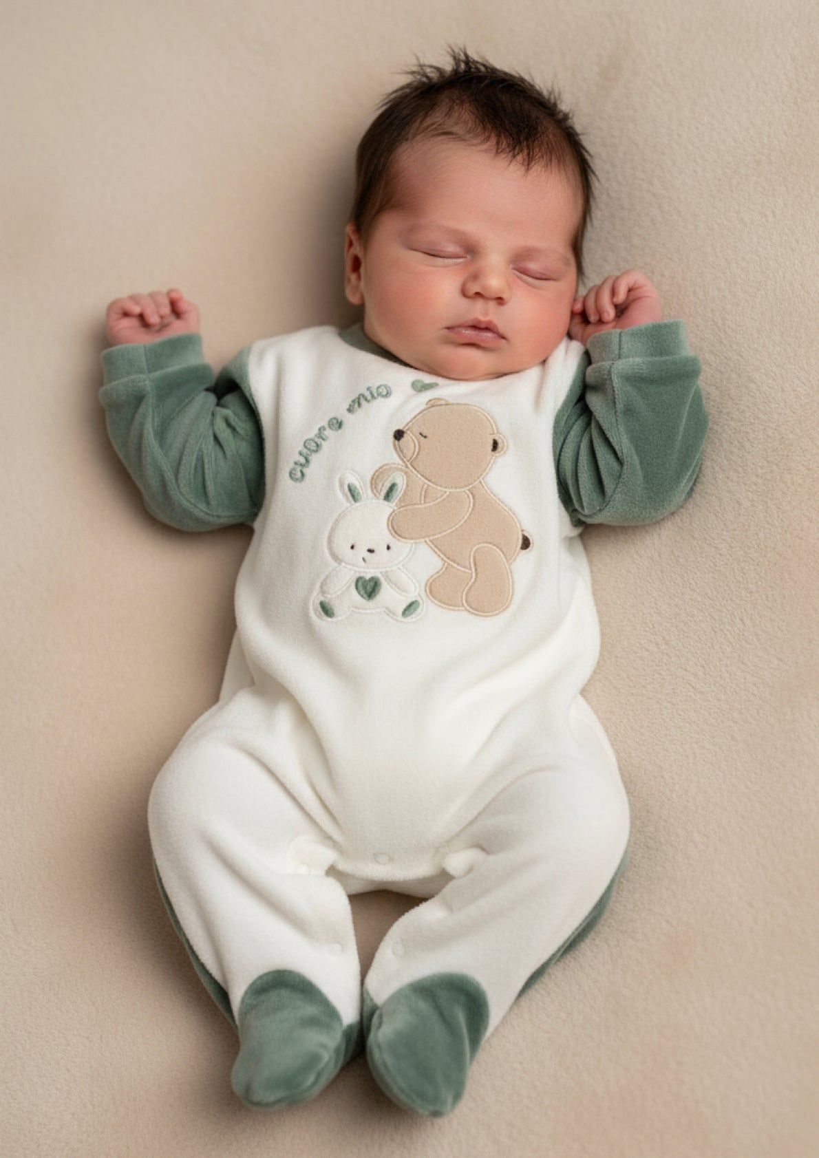 Tutina Baby in ciniglia NAZARENO GABRIELLI - Taglia 3/6 mesi
