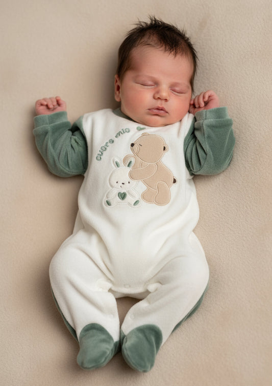 Tutina Baby in ciniglia NAZARENO GABRIELLI - Taglia 3/6 mesi