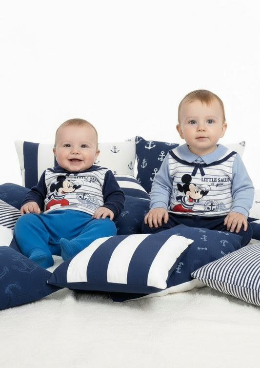 Completo clinica Neonato Jersey 100% Cotone DISNEY - Taglia 6 mesi