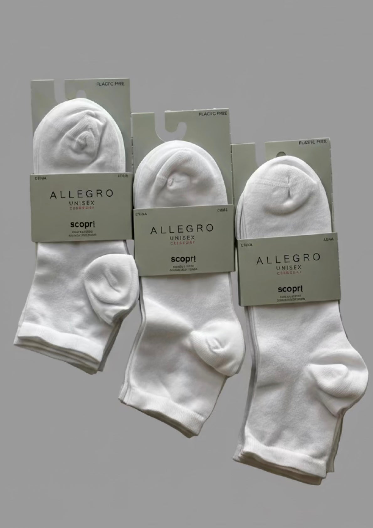 Tripack Calze Corte Bike Unisex in cotone SCOPRI