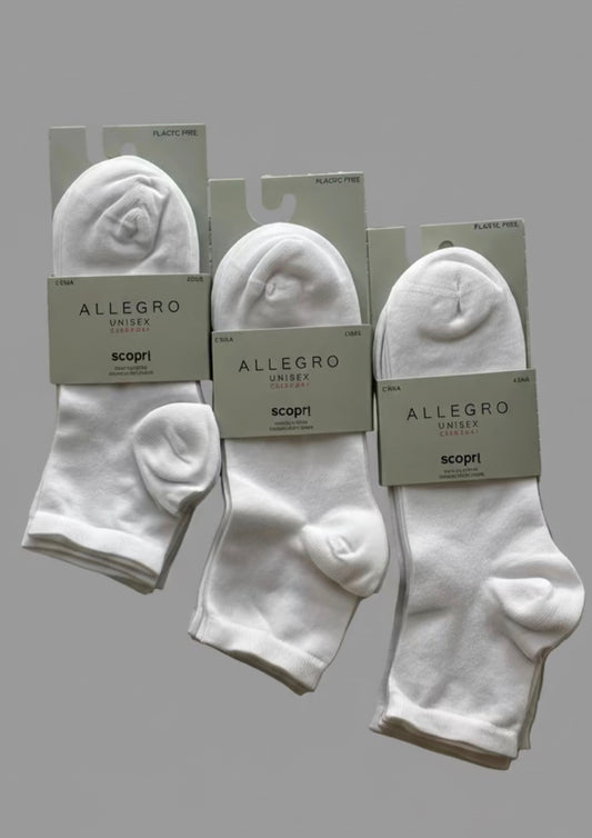 Tripack Calze Corte Bike Unisex in cotone SCOPRI