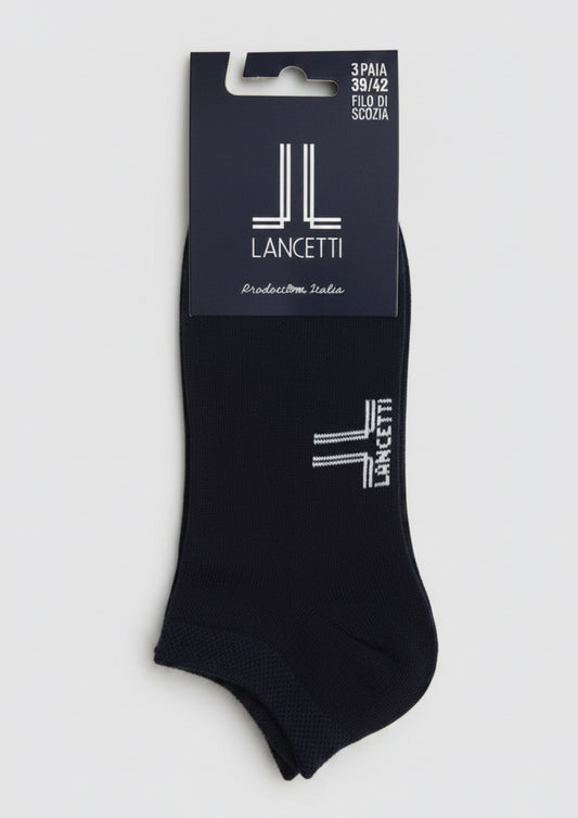 Calza Fantasmino Filo Di Scozia Unisex Confezione 3 Paia - LANCETTI