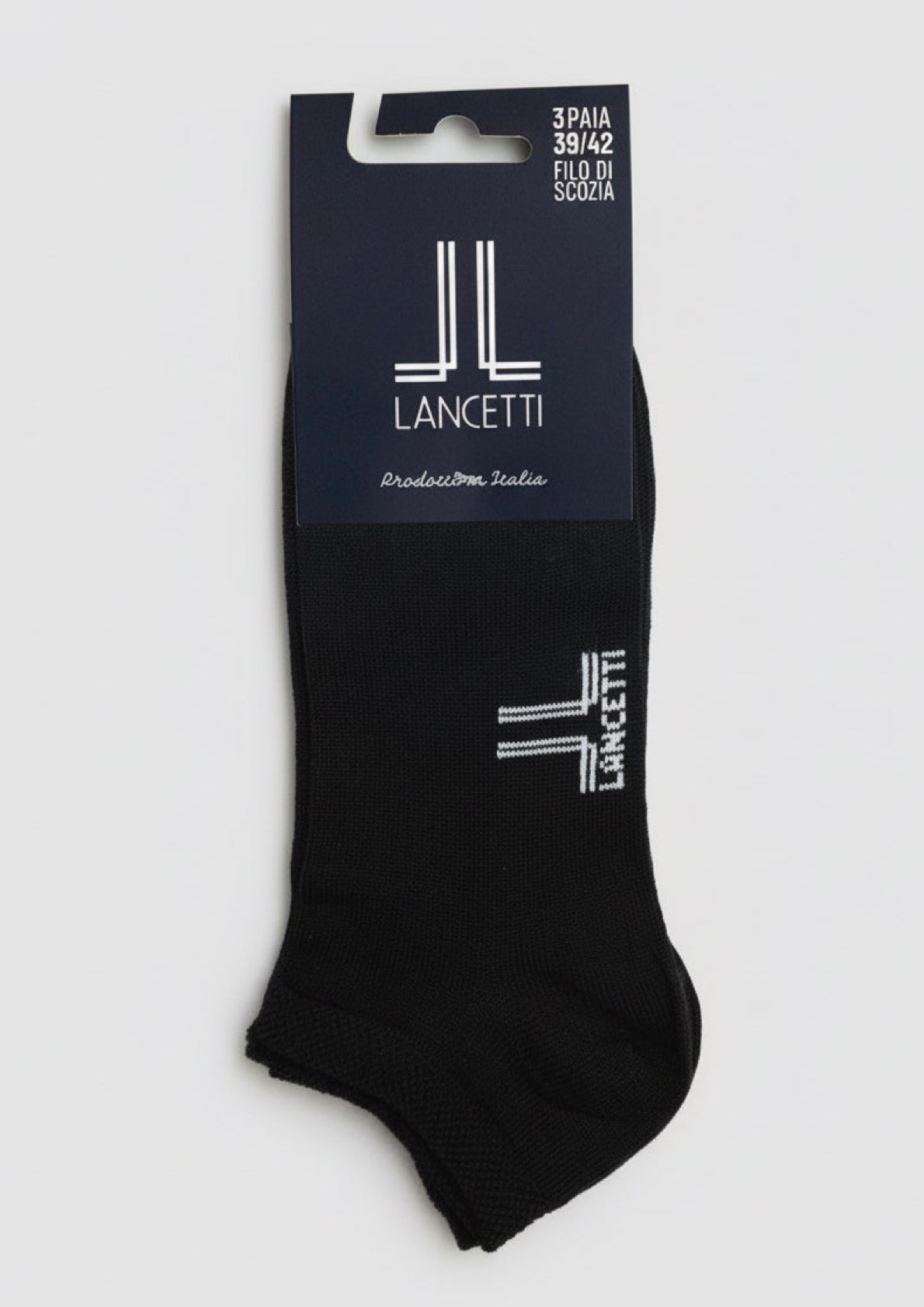 Calza Fantasmino Filo Di Scozia Unisex Confezione 3 Paia - LANCETTI