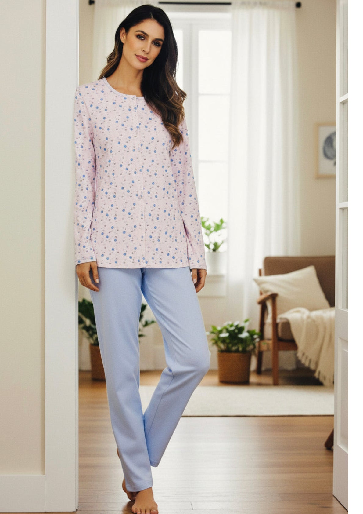 Pigiama donna manica lunga jersey IMMAGINI BY LINCLALOR