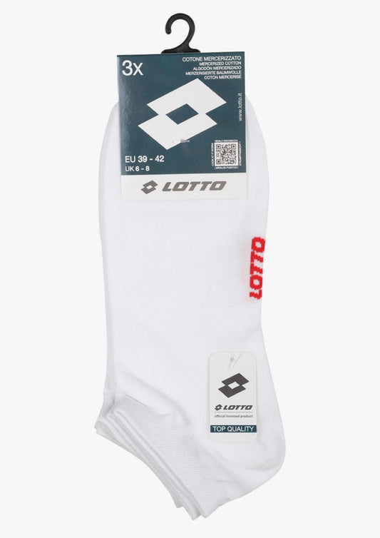 Tripack Calzini Corti salvapiedi Unisex soletta in spugna - LOTTO