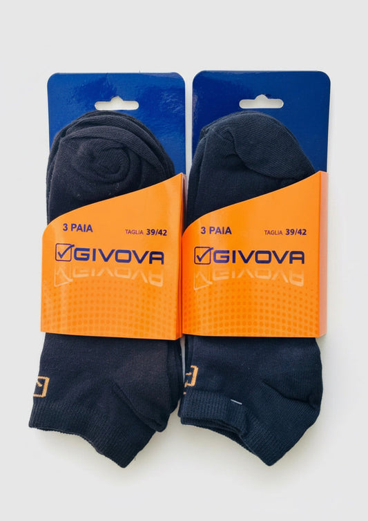 Calza Fantasmino Cotone Unisex Confezione 3 Paia - GIVOVA