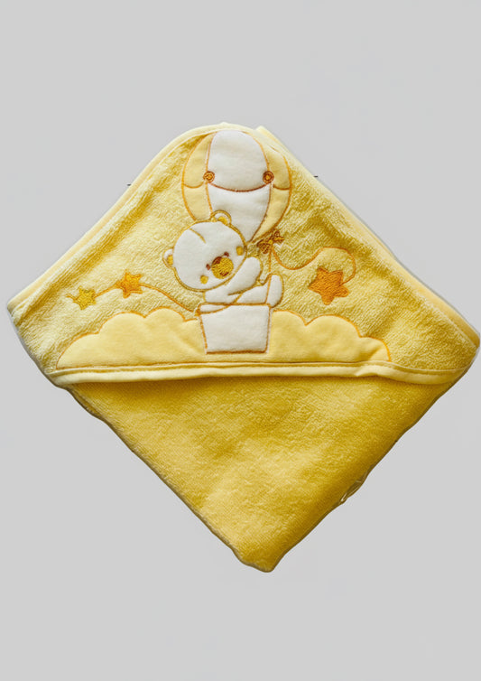 Accappatoio Neonato/a Triangolo ricamato in spugna TENERI BEBE'