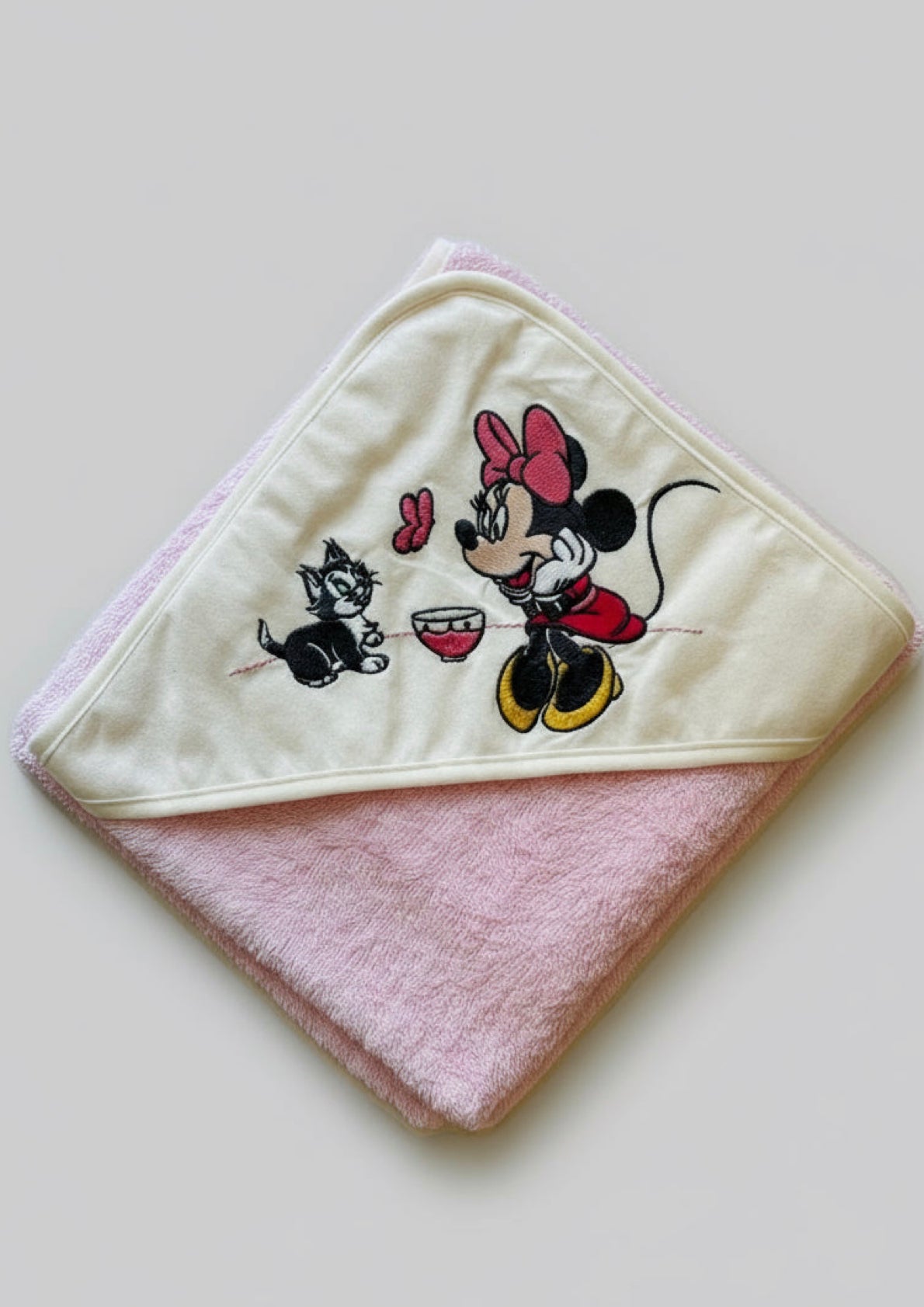 Accappatoio Neonata Triangolo ricamato in spugna Disney ELLEPI