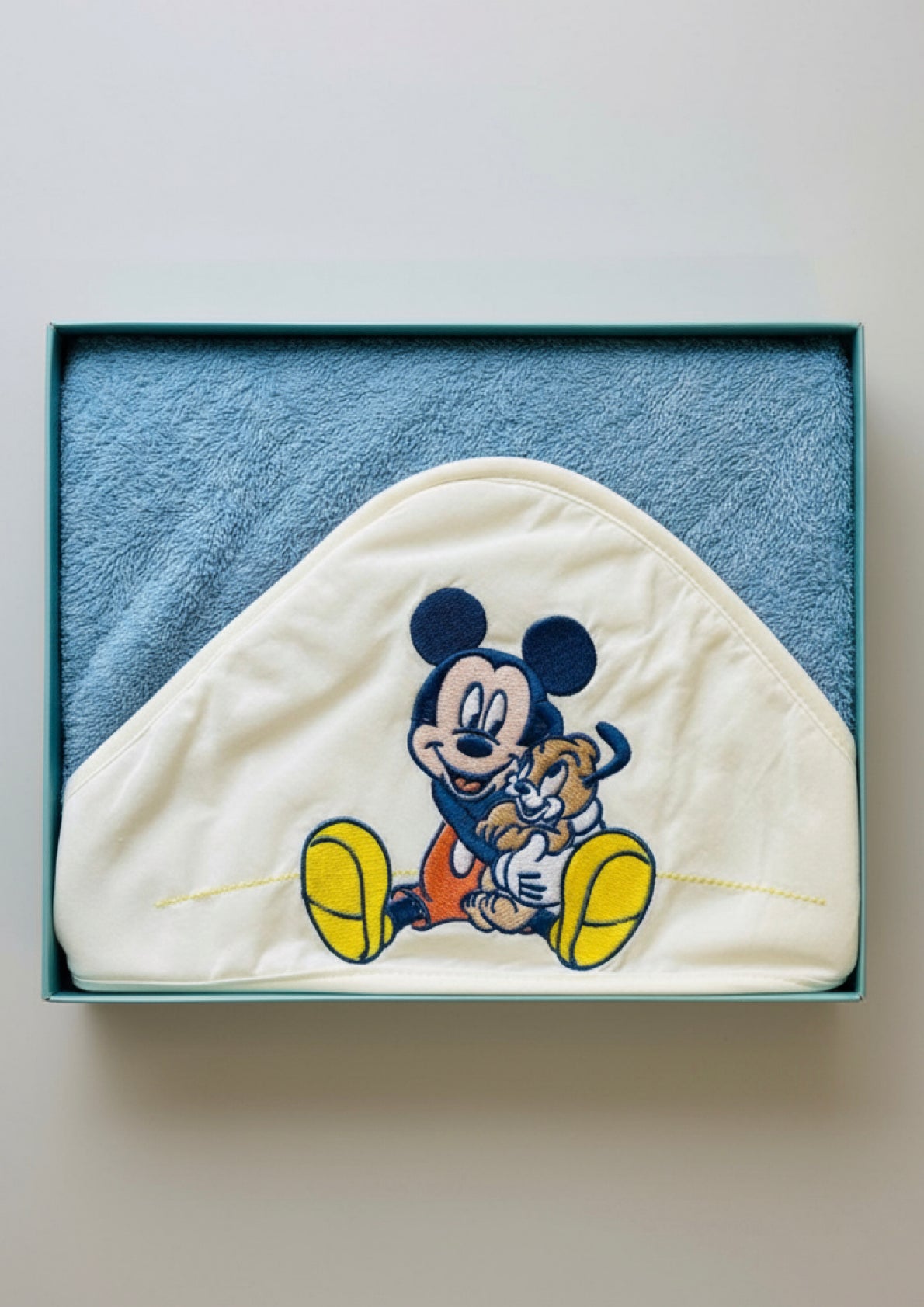 Accappatoio Neonato Triangolo ricamato in spugna Disney ELLEPI