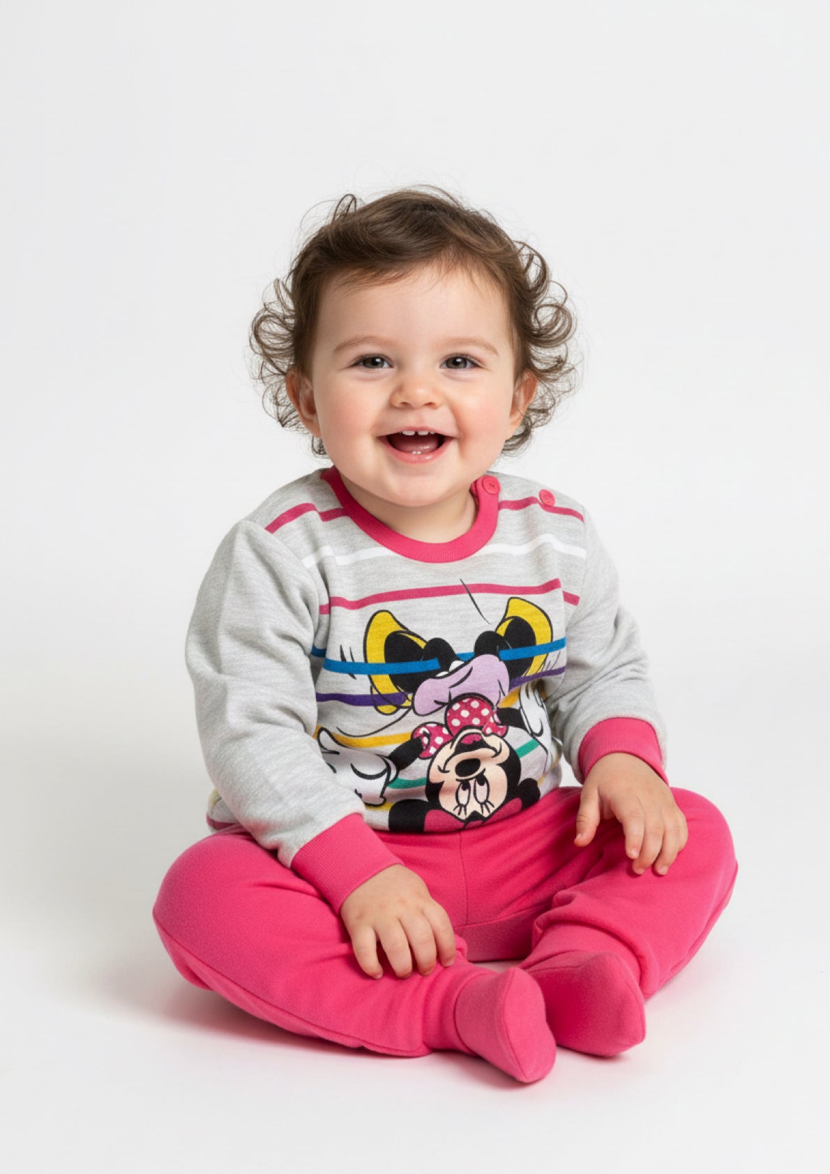 Pigiama Neonata in cotone felpato Disney ELLEPI - Taglia 12 mesi