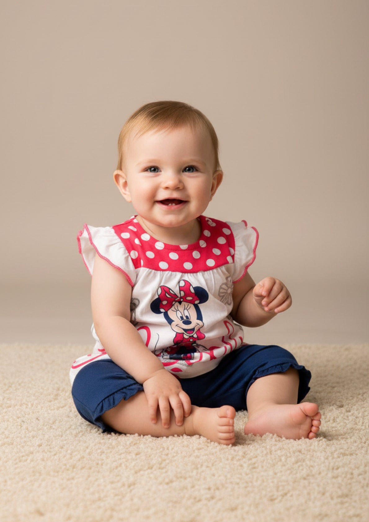 Completino Neonata corto in cotone Disney ELLEPI - Taglia 6 mesi