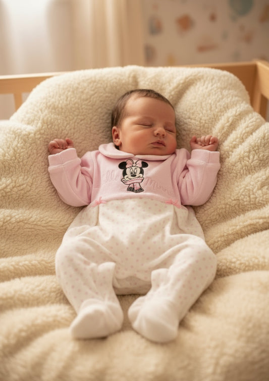 Tutina Neonata in ciniglia Disney ELLEPI - Taglia 1 mese